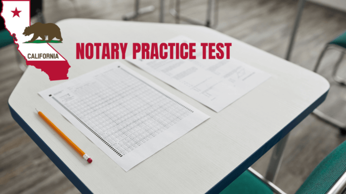 Notary exam practice test ca