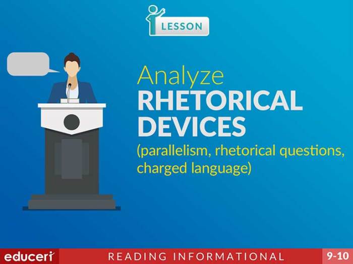 E.6 analyze rhetorical strategies in historical texts: set 2