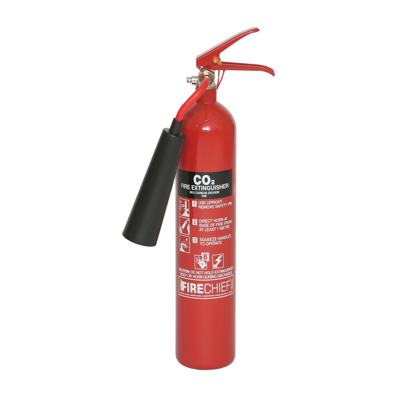 Fire discharging extinguisher